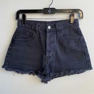 Pacsun ‘John Galt’ Black Jean Shorts
